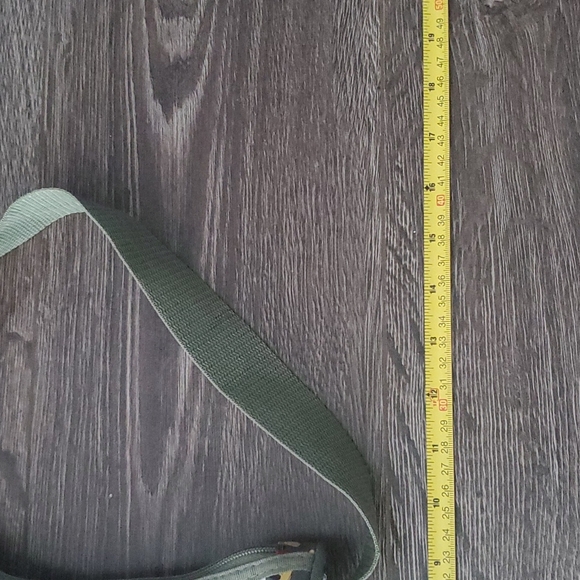 ❤️ Disney MICKEY MOUSE Vinyl Shoulder Bag Olive Green Purse Handbag lunch box - Picture 11 of 12